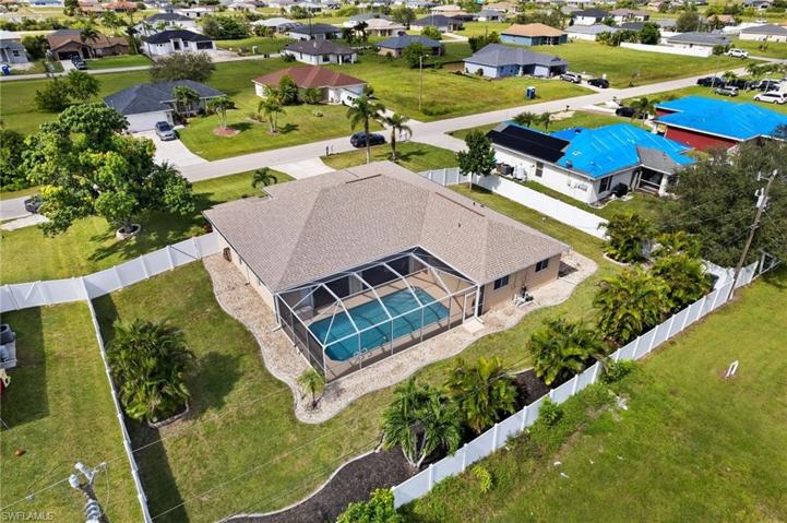 From above back view