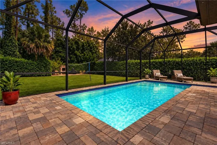 Welcome to your private outdoor area and pool in Logan Woods