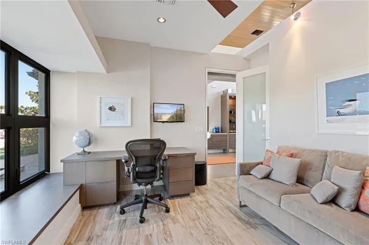 View of office area