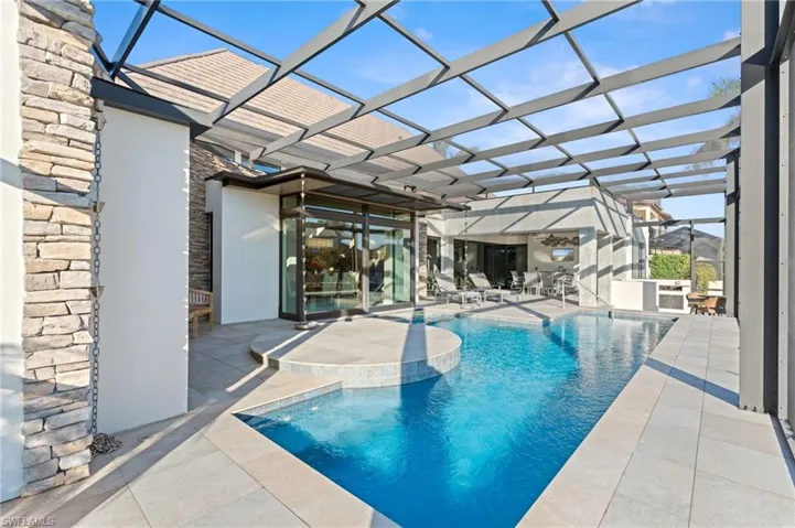 Swimming pool featuring a patio area