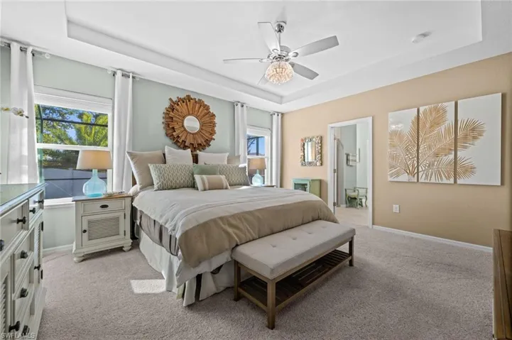 Spacious primary suite retreat