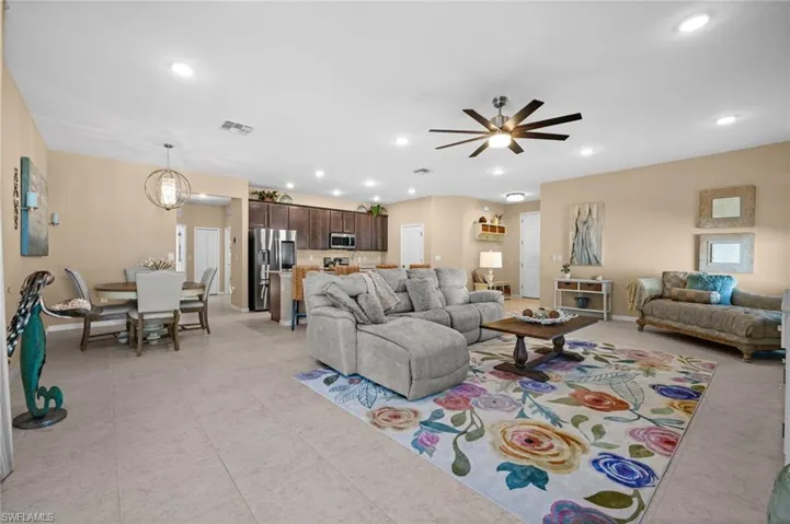 Natural light throughout the main living area