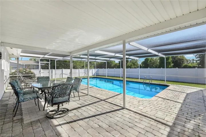 Enclosed Pool Area