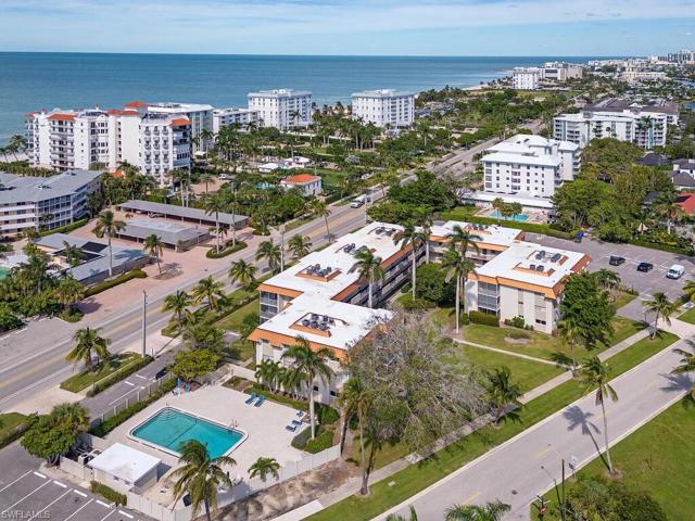 Aerial of Eleven Hundred with community pool