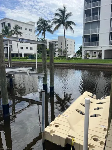Dock featuring a water view
