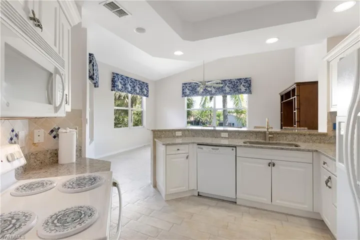 Kitchen - living room view