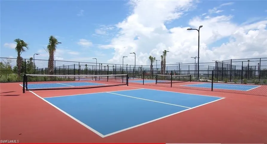 View of Pickleball court