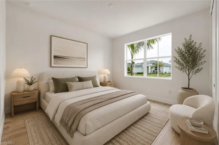 Guest Bedroom | Virtually Staged | Montura Coastal