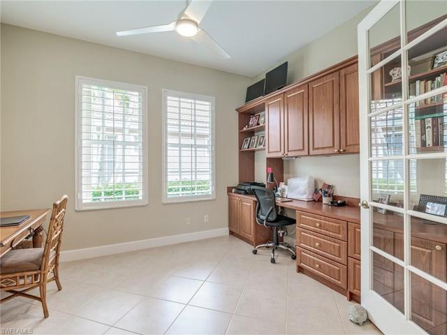 DEN/OFFICE WITH FRENCH DOORS AND CLOSET