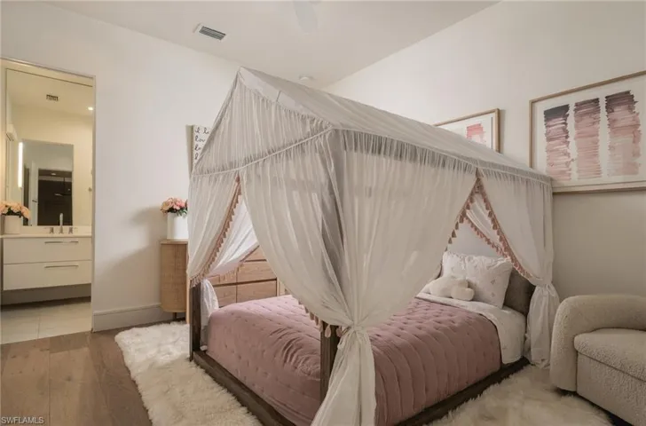 Wood-finish flooring throughout