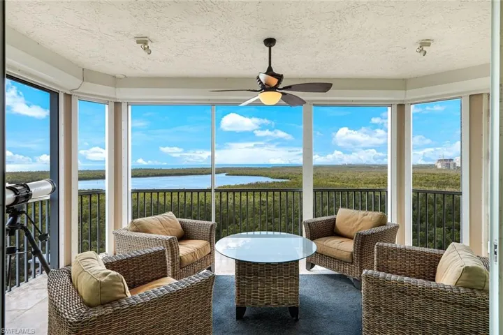Deep Lanai for Plenty of Seating to Enjoy the Water Views