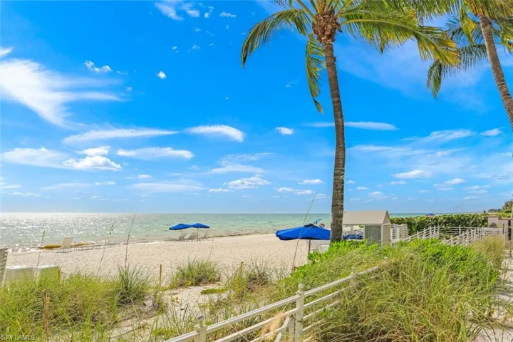 View of Vanderbilt Beach at the Floridian