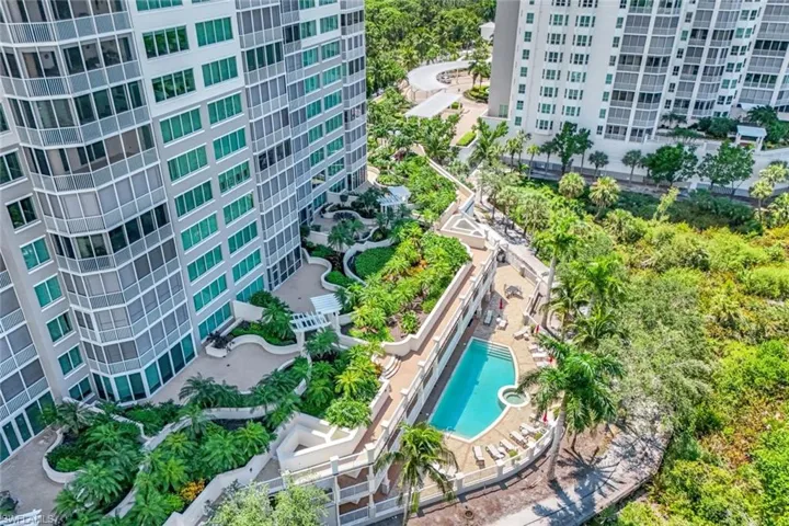 Aerial view of the Grande Phoenician pool