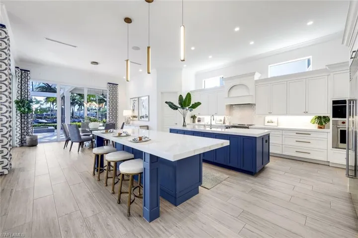 Double islands and a chefs dream of a kitchen!