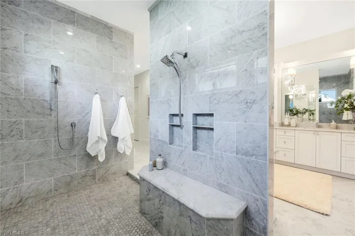 Wonderful Walk-Through Shower and Windows for Natural Light