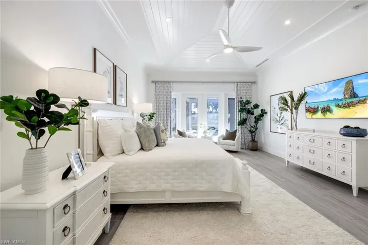 Primary Bedroom with direct access to outdoor oasis!