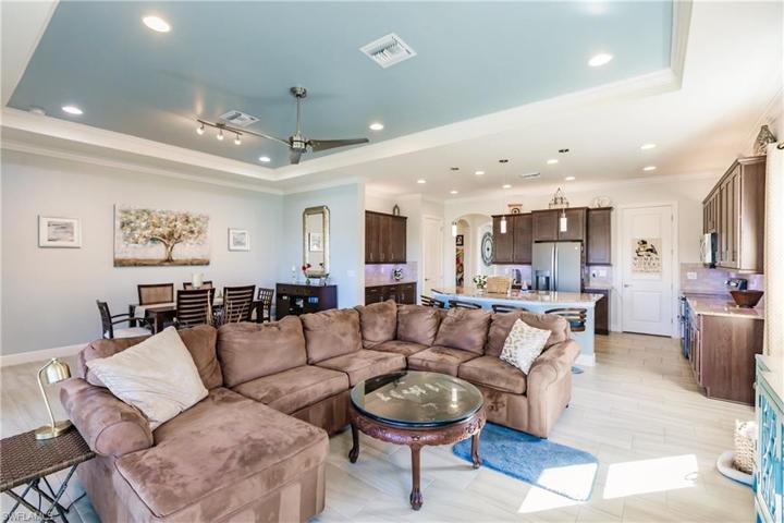 GREAT UPSCALE LIGHTING MAKING THE HOME BRIGHT. ADD IN THE AMAZING FLORIDIAN PAINT JOB, CROWN MOLDING & 12X24 PLANK FLOORING MAKES THIS HOME SPECIAL.