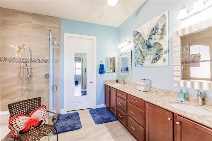 MASTER BATHROOM HAS A BEAUTIFUL SHOWER & A VERY LARGE CLOSET. PLUS PLENTY OF STORAGE SPACE.