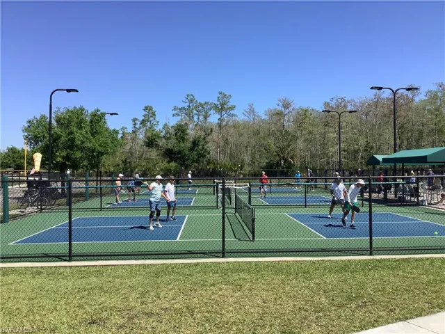 12 Pickle-ball courts