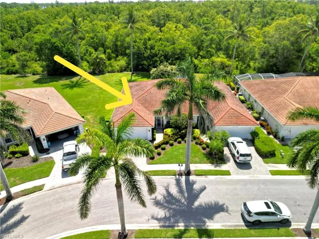 View from above of property featuring a preserve
