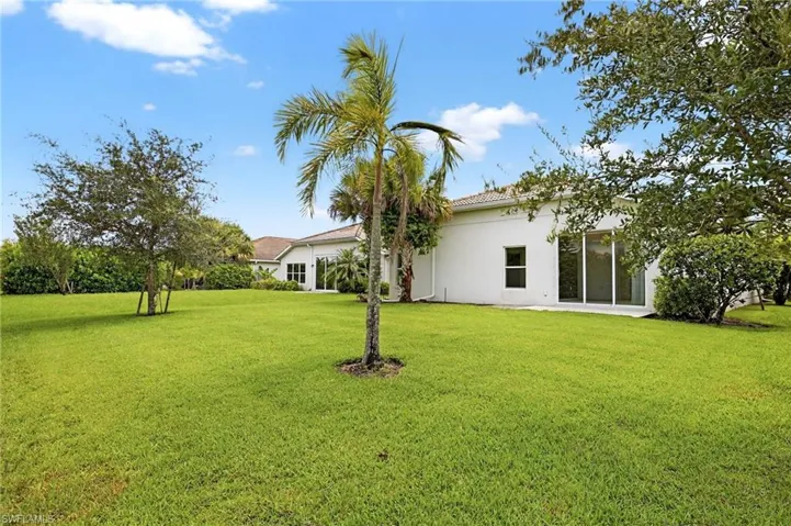 View of green lawn