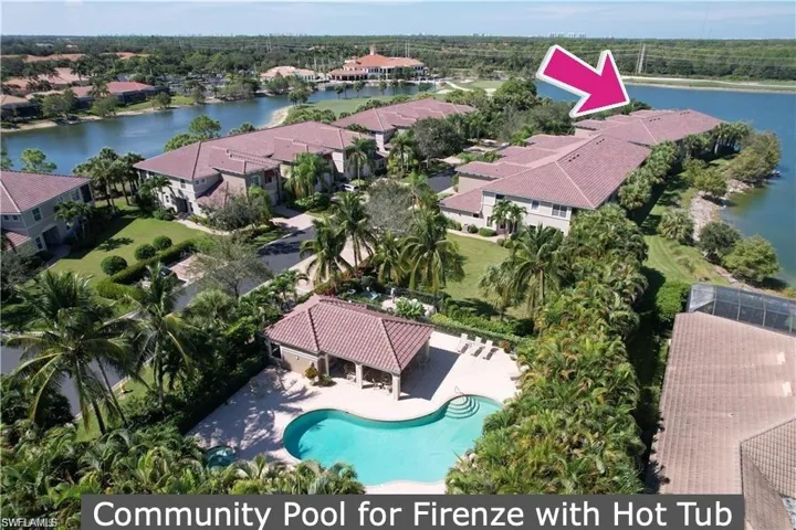 Aerial View of Firenze Community Pool