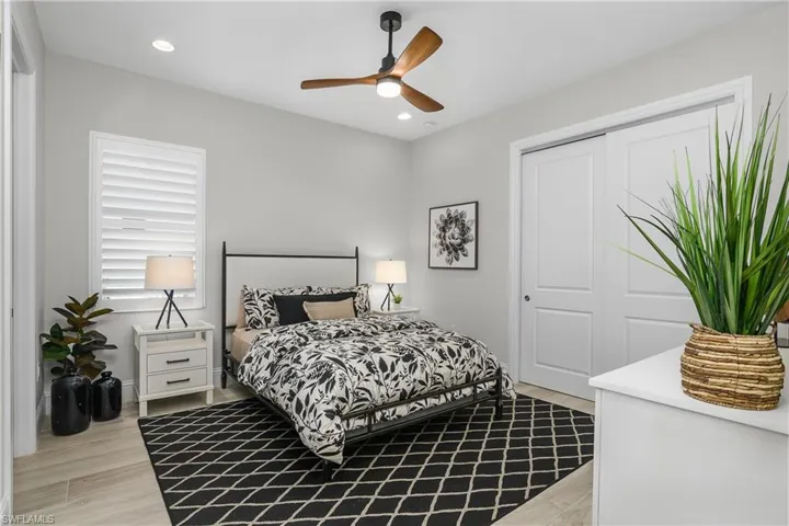 Guest bedroom with ensuite bath for your guest's private retreat.