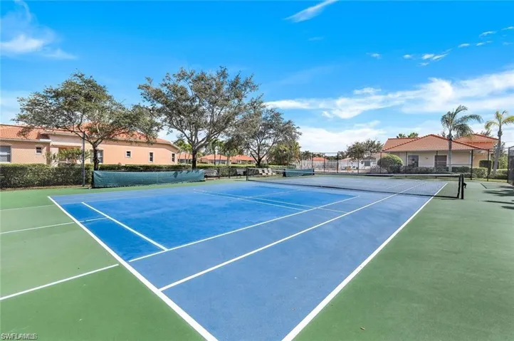View of Pickle Ball Courts