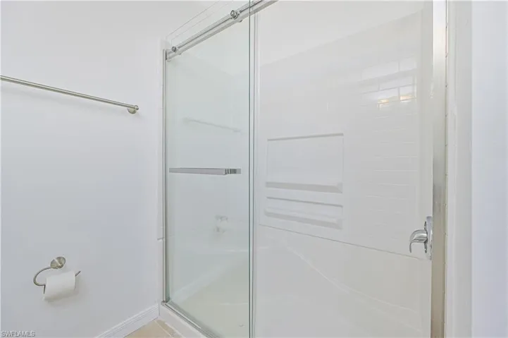 Bathroom with walk in shower