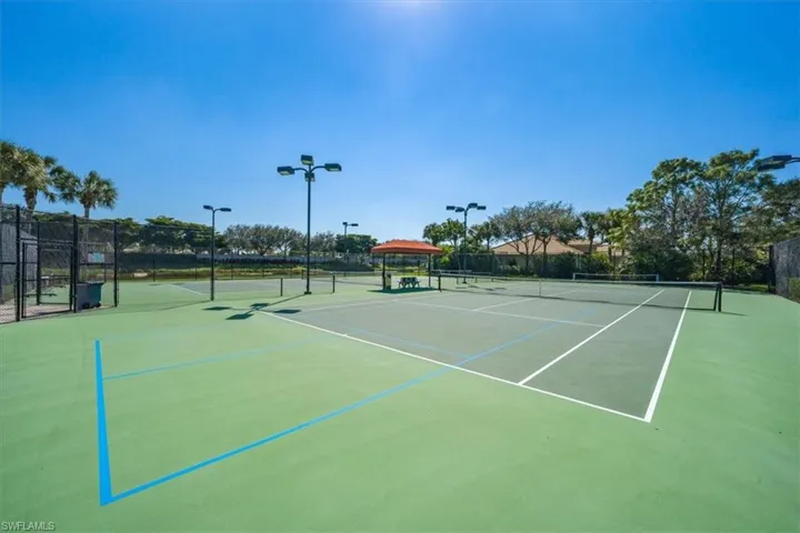 Community tennis courts.
