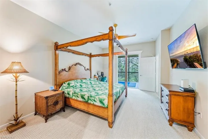 Master bedroom with sliders to the expansive Lanai.
