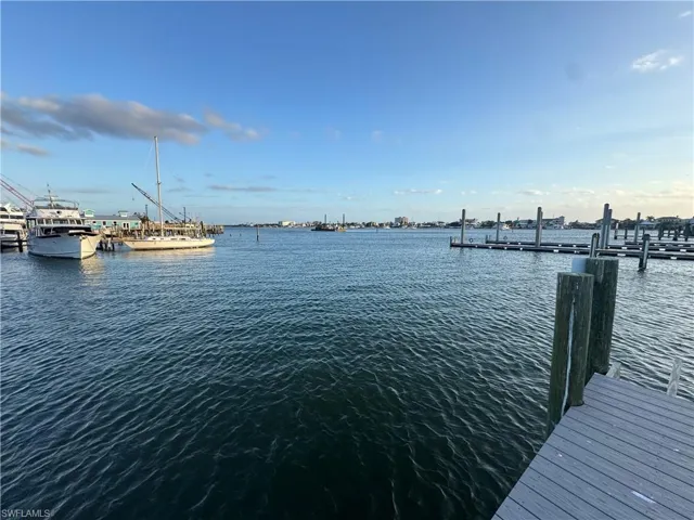 Dock with a water view out to the Bay