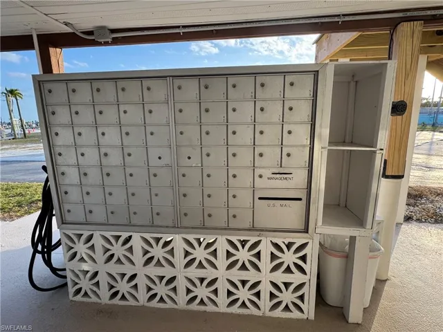 Mail box located by the office