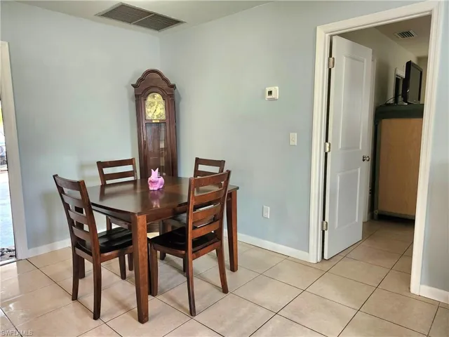 Dining room is across from the kitchen and 2nd living room.