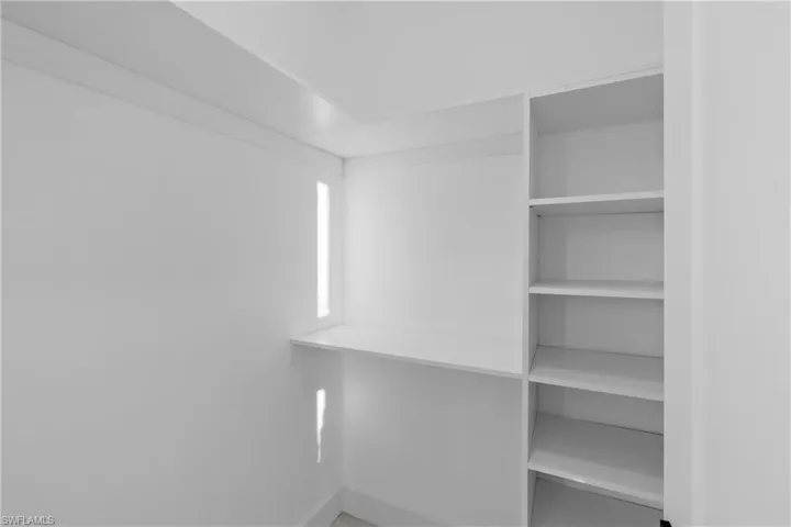 View of spacious closet