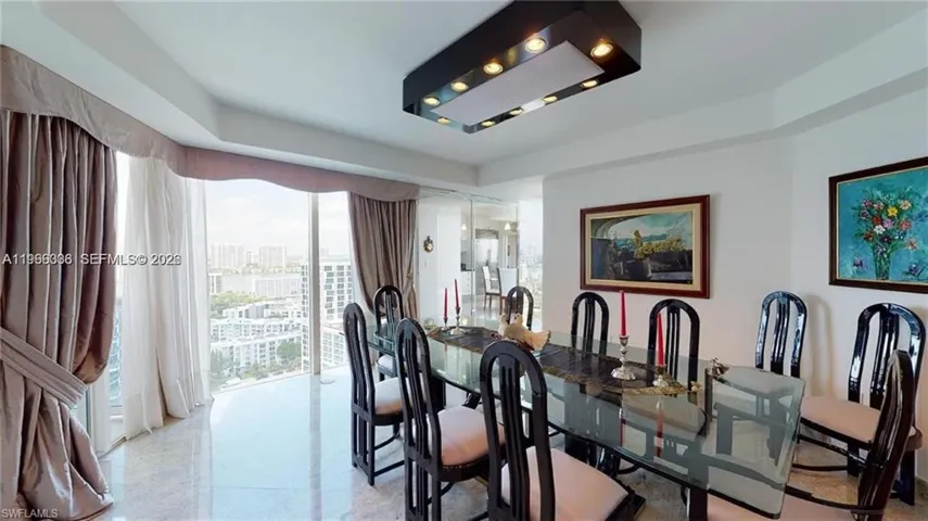 View of dining area