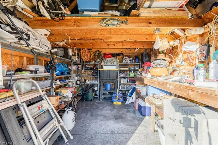 View of storage area