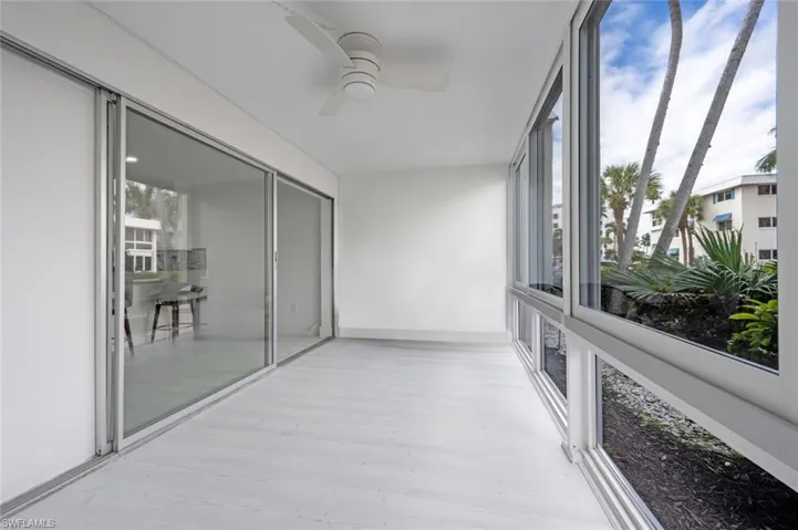 Many ways to use this enclosed area-or leave it open.