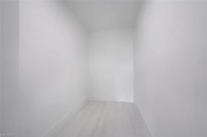 Walkin closet-ready for design preference.