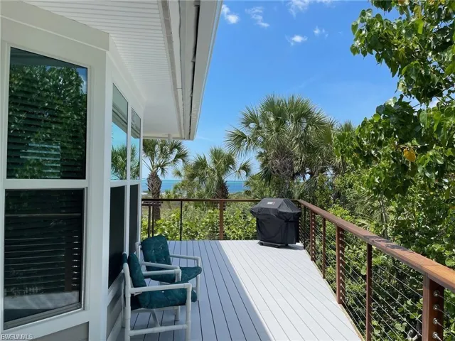 Open Side Deck and Barbeque Area