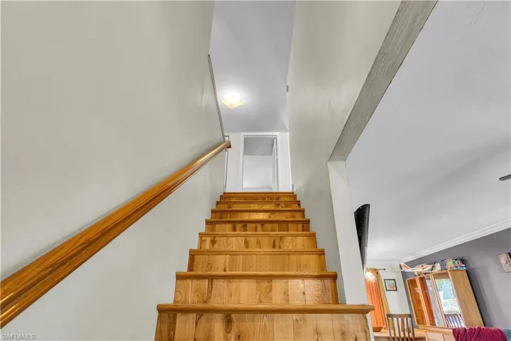 View of stairs