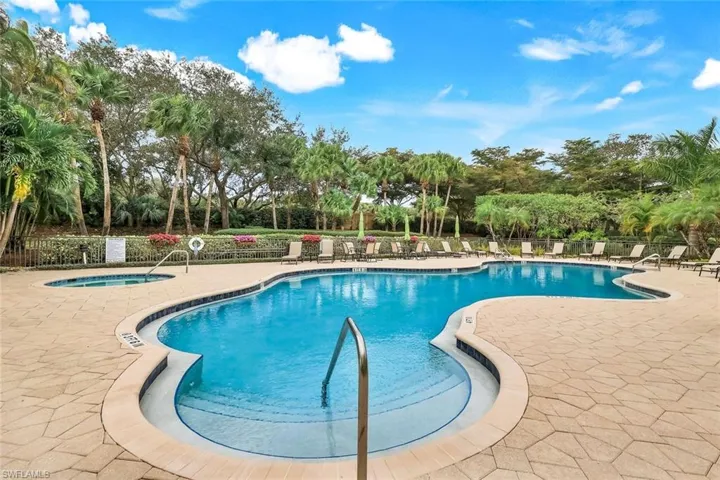 Resident pool area