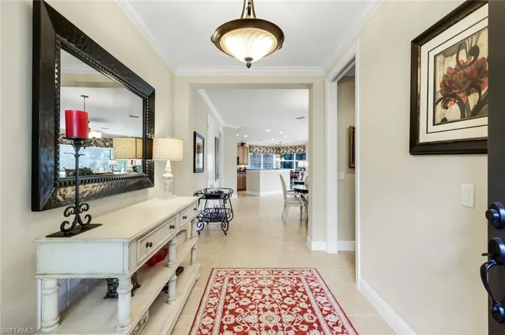 Front entry with guest bedroom & guest bath to the right.