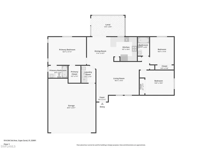 914 Sw 3rd Ave, Cape Coral, Florida 33991