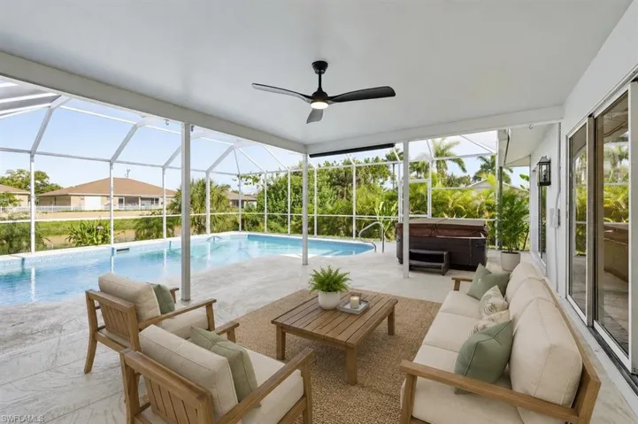 Large Covered Lanai - Virtually Staged