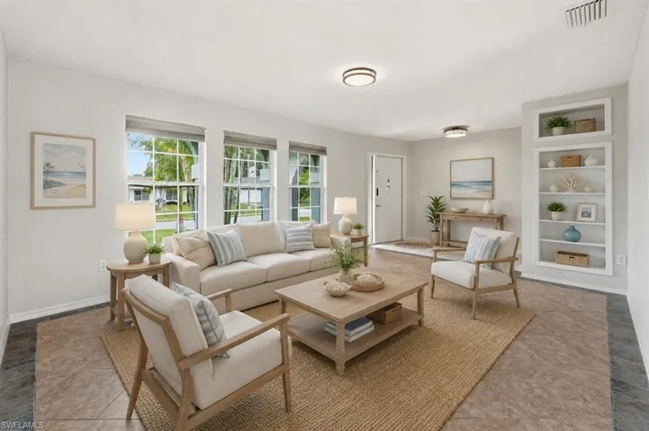 Front Living Area - Virtually Staged