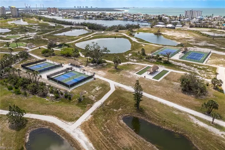 Private community walking rails and grounds