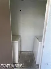 View of laundry area