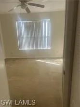 Unfurnished room with ceiling fan