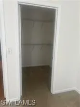 Hall with baseboards